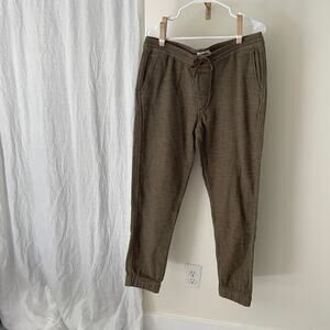 TAYLOR STITCH The Après Pant Organic Cotton in Cypress Sashiko NWOT Size L